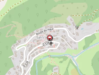 Carte de Les Petits Travaux à Serriera