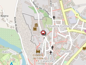 Carte de Sas Cabinet Casavecchia à Corte