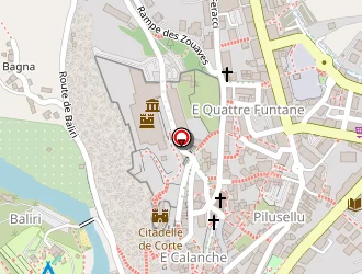 Carte de A Casuccia à Corte