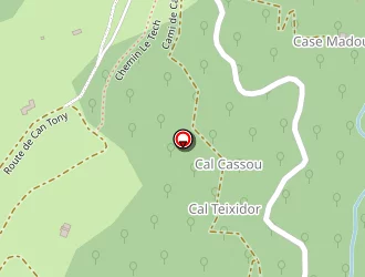 Carte de Tenas Voyages à Serralongue