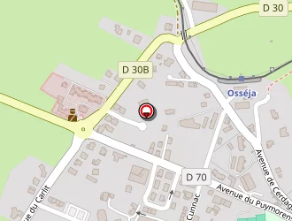 Carte de Dalkia à Osséja