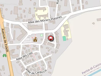 Carte de Maison De La Presse à Penta-di-casinca