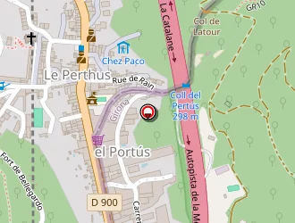 Carte de Le Raptor à Perthus (le)