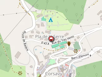 Carte de La Poste à Corsavy