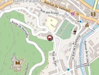 Carte de Eglise Saint Quentin à Amélie-les-bains-palalda