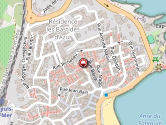 Carte de Nanogis à Banyuls-sur-mer