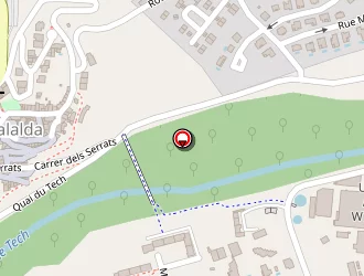 Carte de Martinez à Amélie-les-bains-palalda