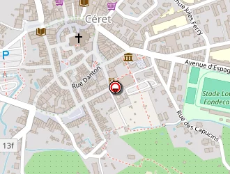 Carte de Aquacanyon à Céret