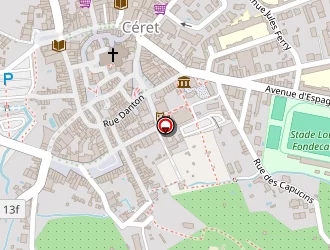 Carte de Marc Bellier à Céret