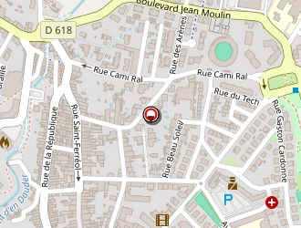 Carte de Damia à Céret