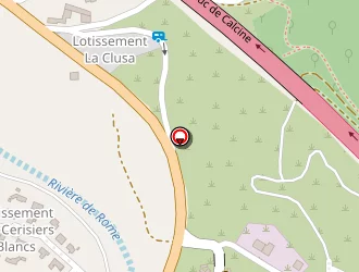 Carte de Le Mas De L'ecluse à Cluses (les)