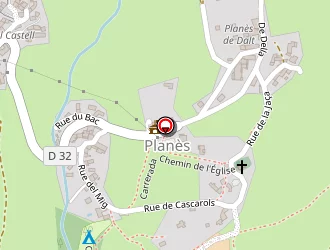 Carte de Cerdagne Plomberie à Planès