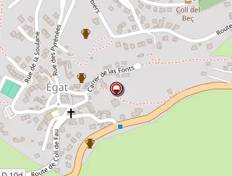 Carte de Auto Ecole Les Cîmes à Égat