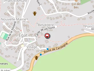 Carte de Ecole Communale D'egat à Égat