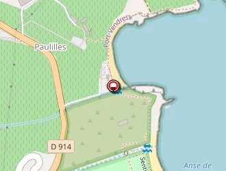 Carte de Cazes à Port-vendres