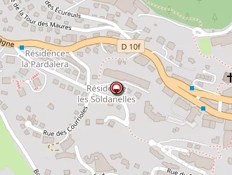 Carte de Refuge De La Calme à Font-romeu-odeillo-via