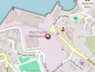 Carte de Complexe Sportif à Port-vendres