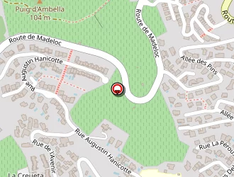 Carte de Arenes à Collioure