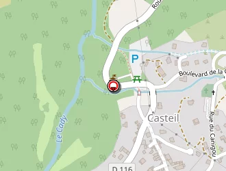 Carte de Chareau Joëlle à Casteil