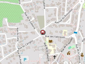 Carte de Annick Coiffure à Sorède