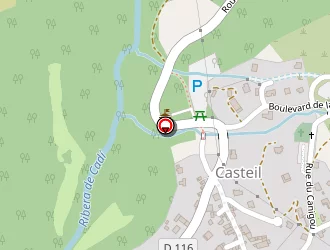 Carte de Cases Juliette à Casteil