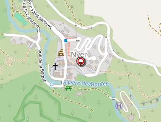 Carte de La Poste à Nyer