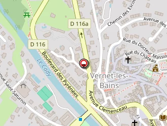 Carte de La Poste à Vernet-les-bains