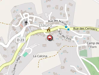 Carte de Camping Al Comu à Llauro