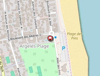 Carte de Coco Beach à Argelès-sur-mer