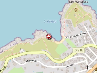 Carte de La Brasserie à Calvi