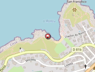 Carte de Atalane à Calvi