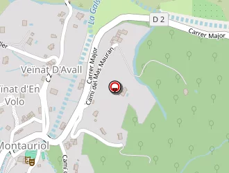 Carte de Mas Des Olivettes à Montauriol