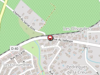 Carte de Poplineau Eric à Ortaffa