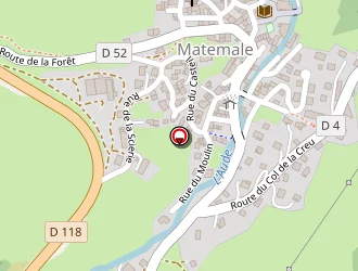 Carte de Ebenisterie Cerdagne-capcir à Matemale