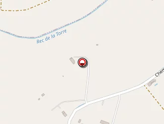 Carte de Mas Thélème Parking à Elne