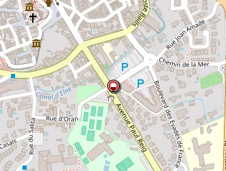 Carte de Complexe Sportif à Elne