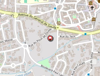 Carte de Calvo Robert à Elne