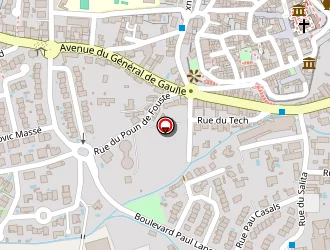 Carte de Coledi Sarino David à Elne