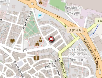 Carte de Rossignol Robert à Elne