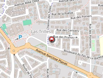 Carte de Sotomayor-durand Capilla à Elne