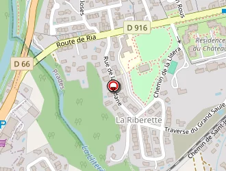 Carte de Terrain De Petanque à Codalet