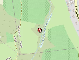 Carte de Correas à Terrats