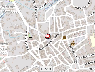 Carte de Bouton D'or à Saint-cyprien