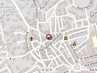 Carte de La Croix Rouge à Saint-cyprien