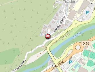 Carte de Confédération Réserves Naturelles Catala à Conat