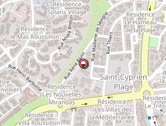 Carte de Gymnase à Saint-cyprien