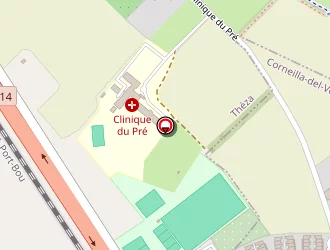 Carte de Complexe Sportif à Corneilla-del-vercol