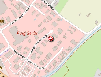 Carte de Colas Midi Méditerranée à Thuir