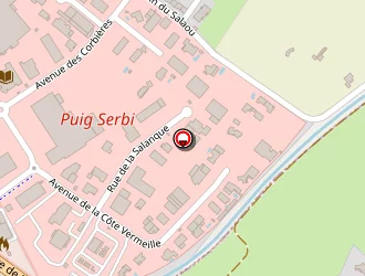 Carte de Doutres à Thuir