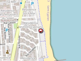 Carte de Immo Plage à Saint-cyprien